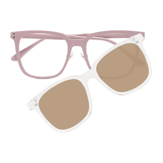 Samar Eyeglasses in Matte Pink