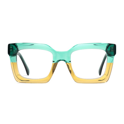 Landrey Eyeglasses in Green & Yellow