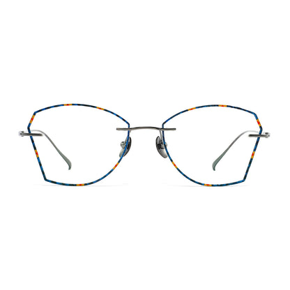 Sarff Eyeglasses in Orange Floral