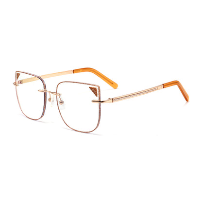 Everly Eyeglasses in Rose Gold & Yellow