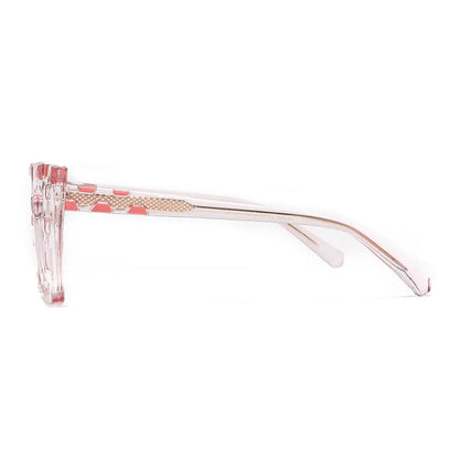 Anci Eyeglasses in Clear Pink