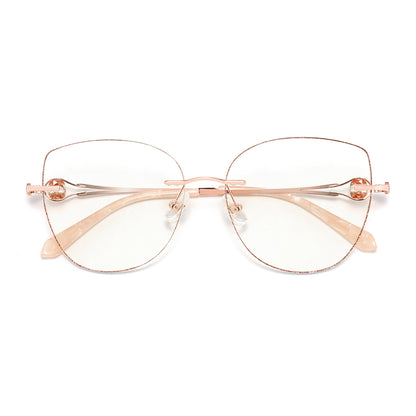 Topaz Eyeglasses in Rose Gold