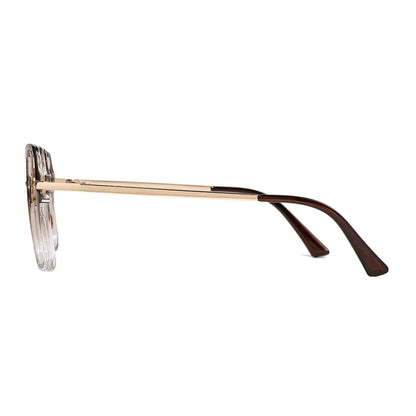 Miku Eyeglasses in Dark Brown & Clear