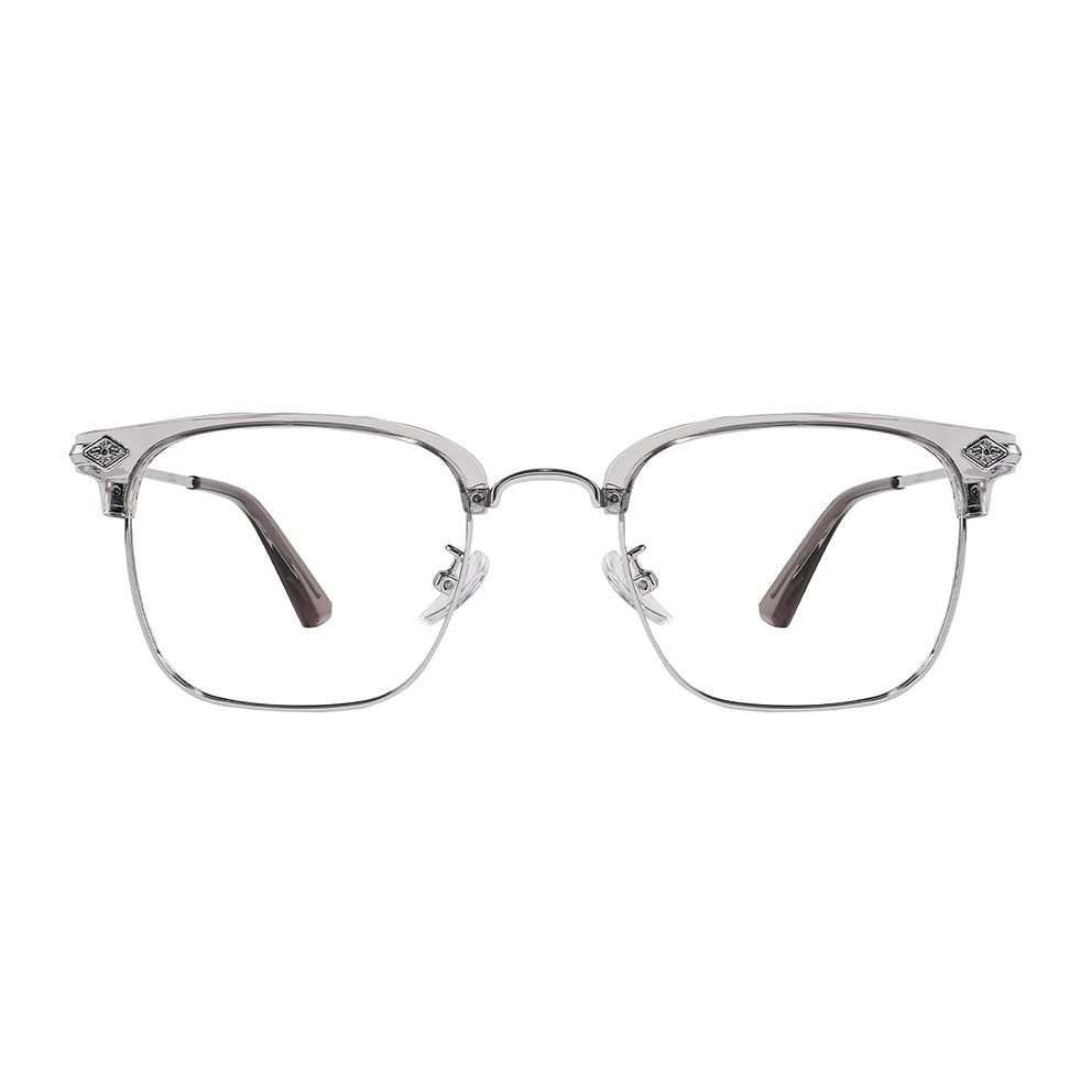 Emeka Eyeglasses in Grey & Silver