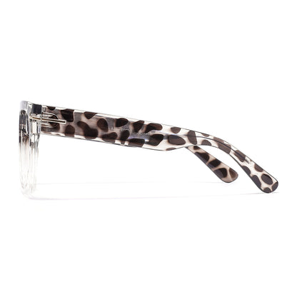 Fang Eyeglasses in Leopard & Clear