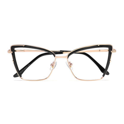 Darsey Eyeglasses in Black & Rose Gold