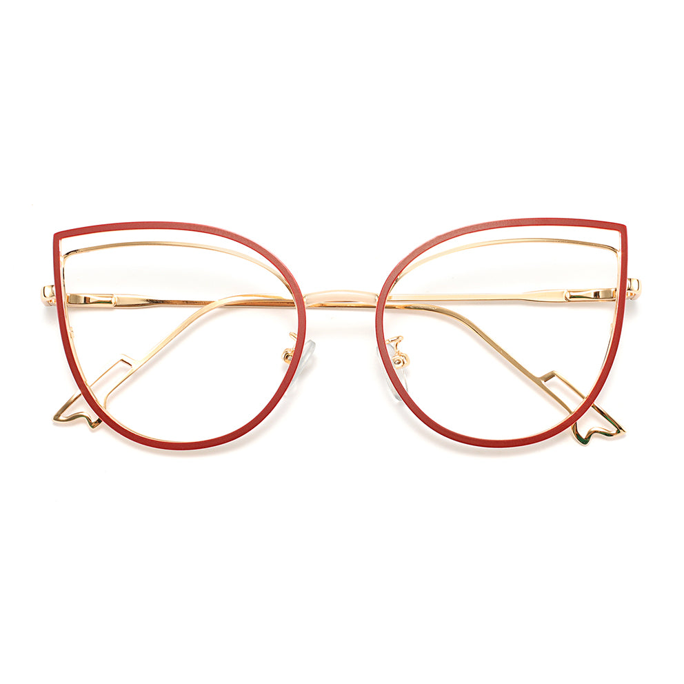 Romy Eyeglasses in Red