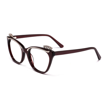 Joleen Eyeglasses in Burgundy