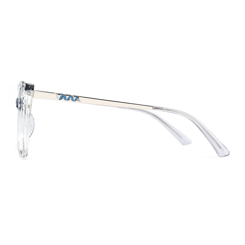 Monie Eyeglasses in Clear Blue