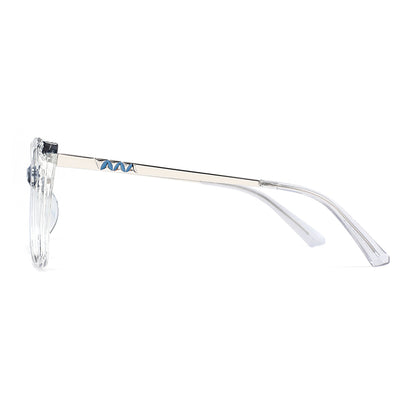 Monie Eyeglasses in Clear Blue