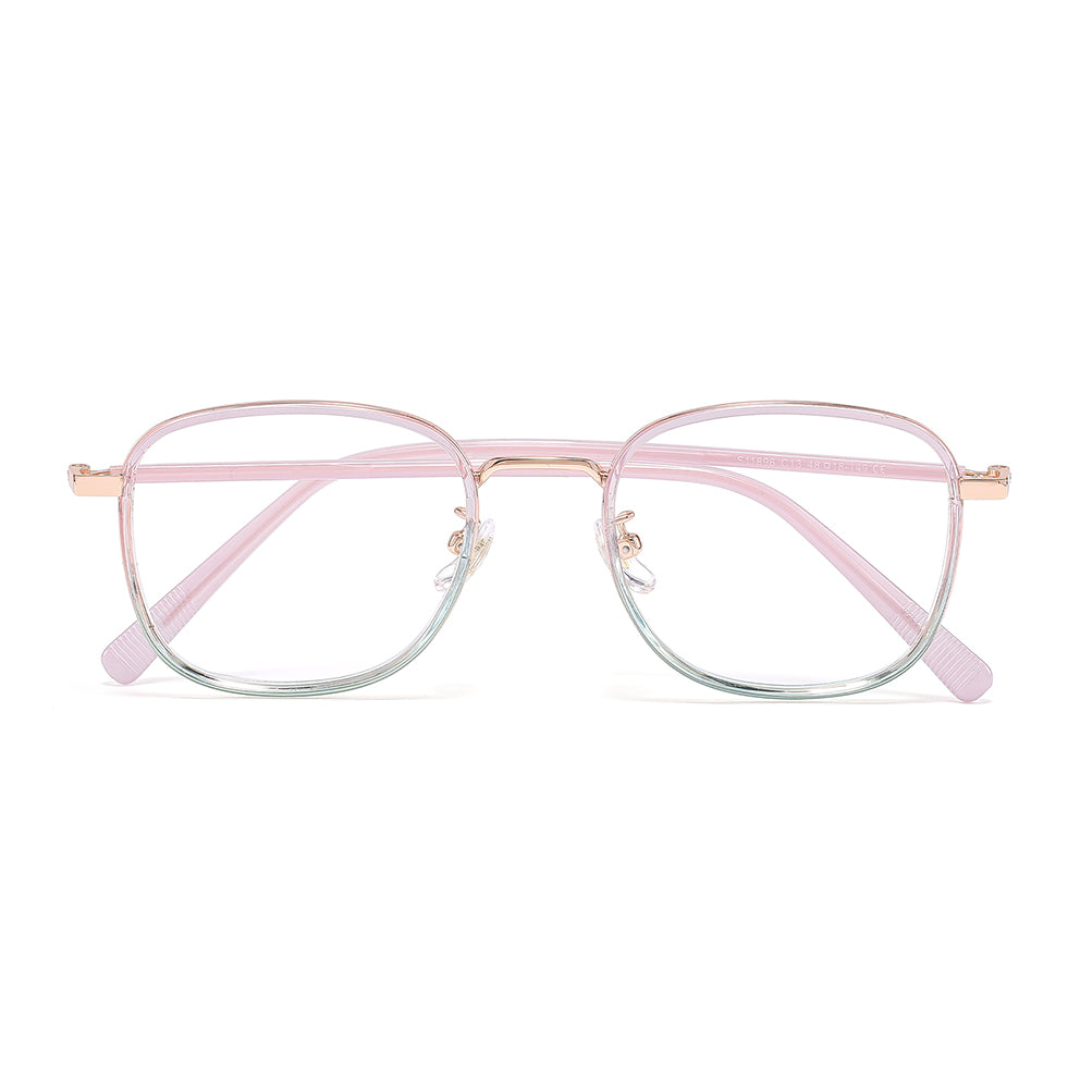 Shira Eyeglasses in Lavender & Blue