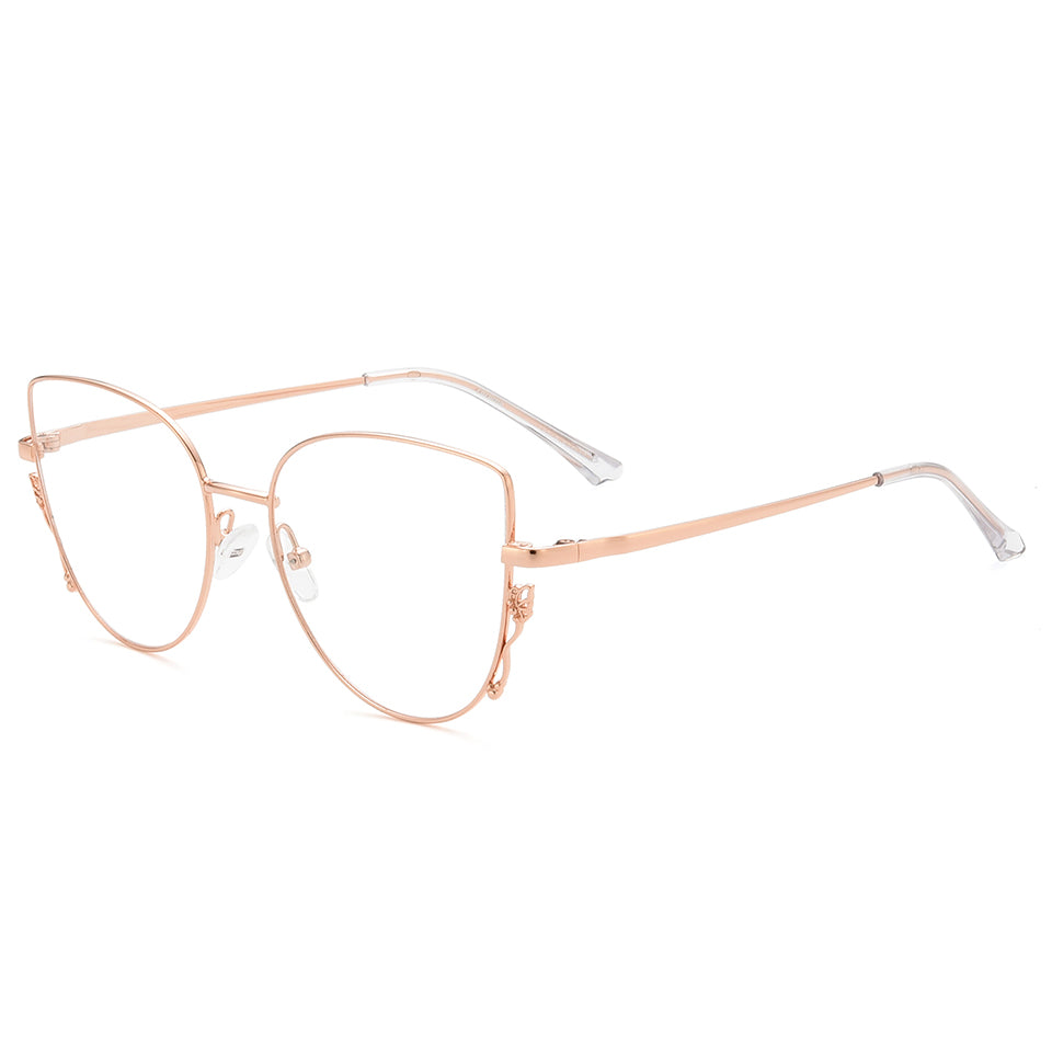 Hailey Eyeglasses in Rose Gold