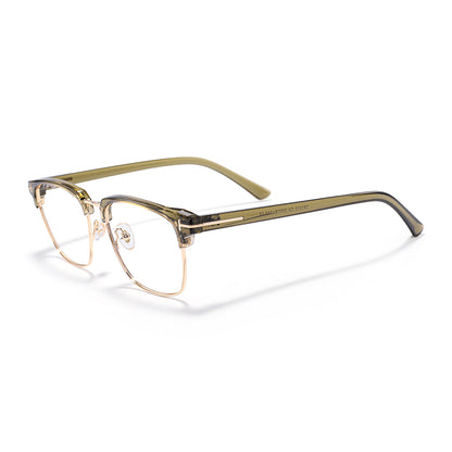 Peta Eyeglasses in Seaweed & Grey/Brown