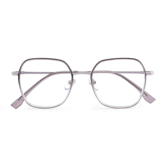 Loke Eyeglasses in Grey & Clear