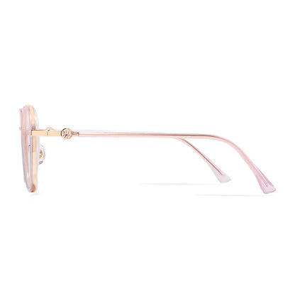 Amore Eyeglasses in Pink & Grey