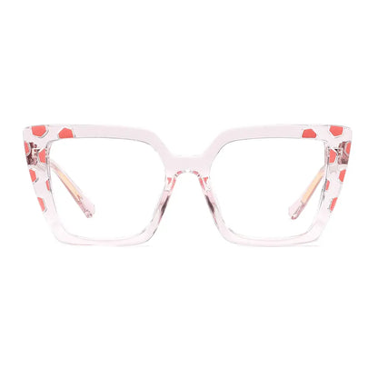 Anci Eyeglasses in Clear Pink