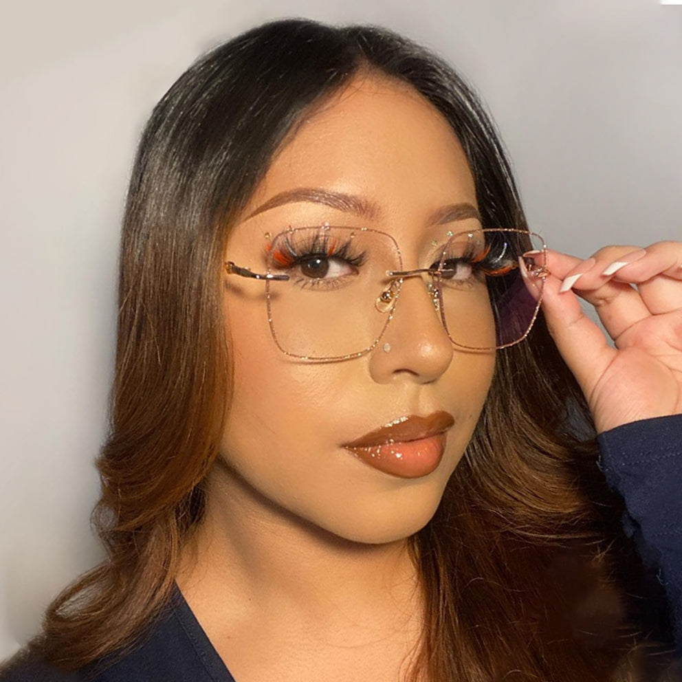 Saya Eyeglasses in Rose Gold