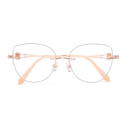 Topaz Eyeglasses in Rose Gold & Silver