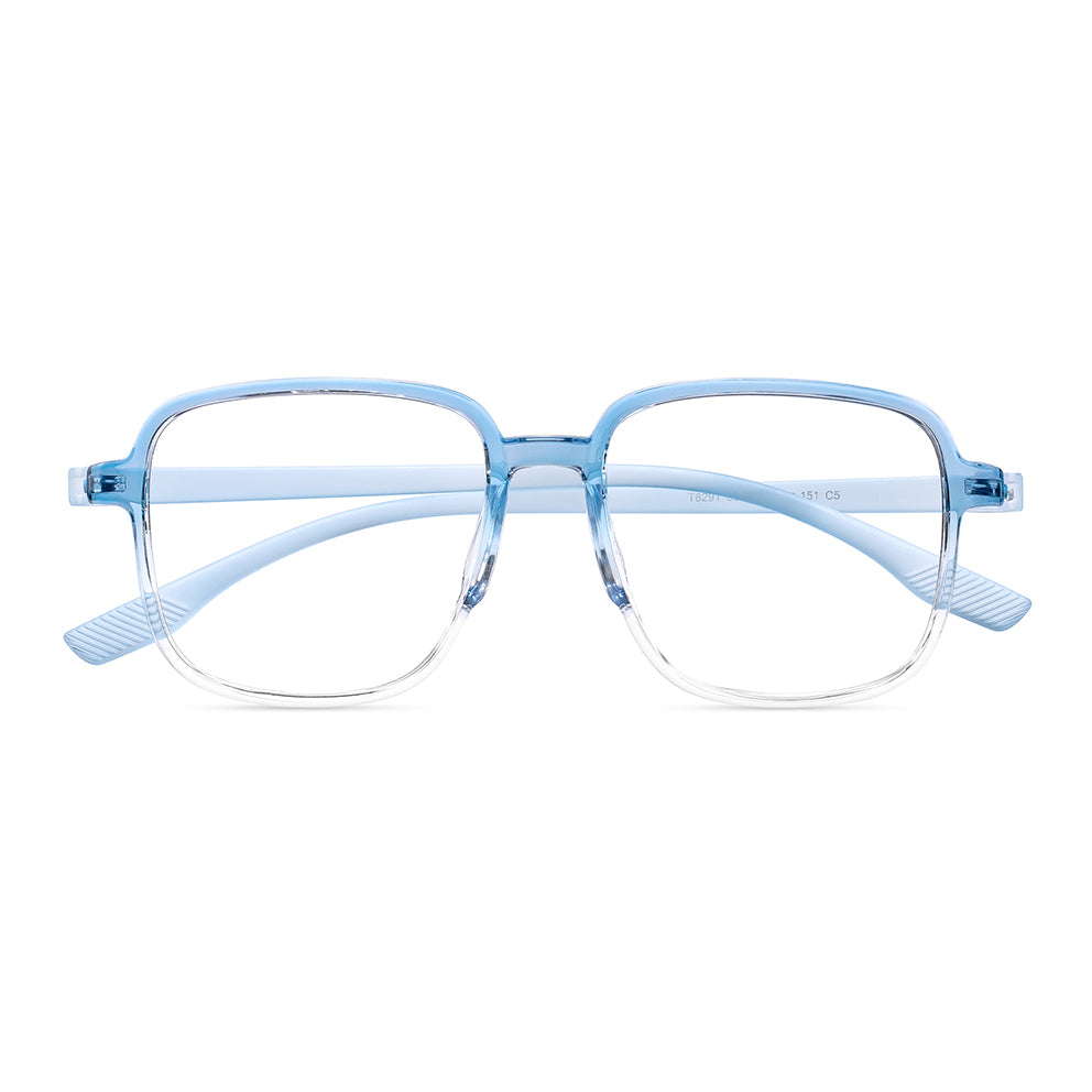 Pika Eyeglasses in Blue & Clear