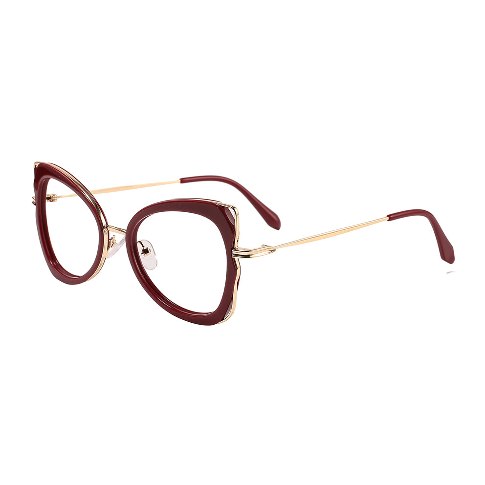 Robecca Eyeglasses in Burgundy