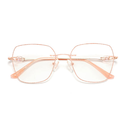 Charm Eyeglasses in Rose Gold