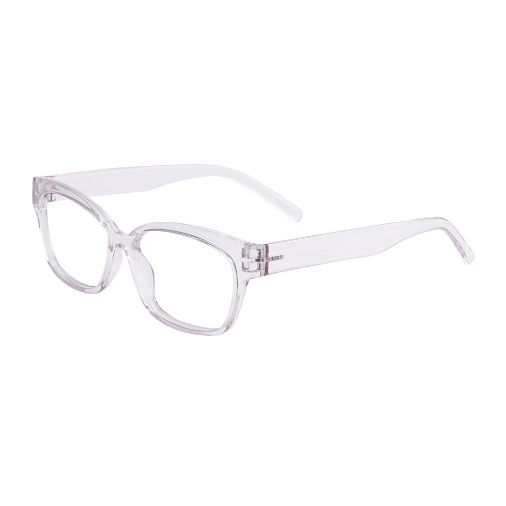 Safia Eyeglasses in Clear Pink