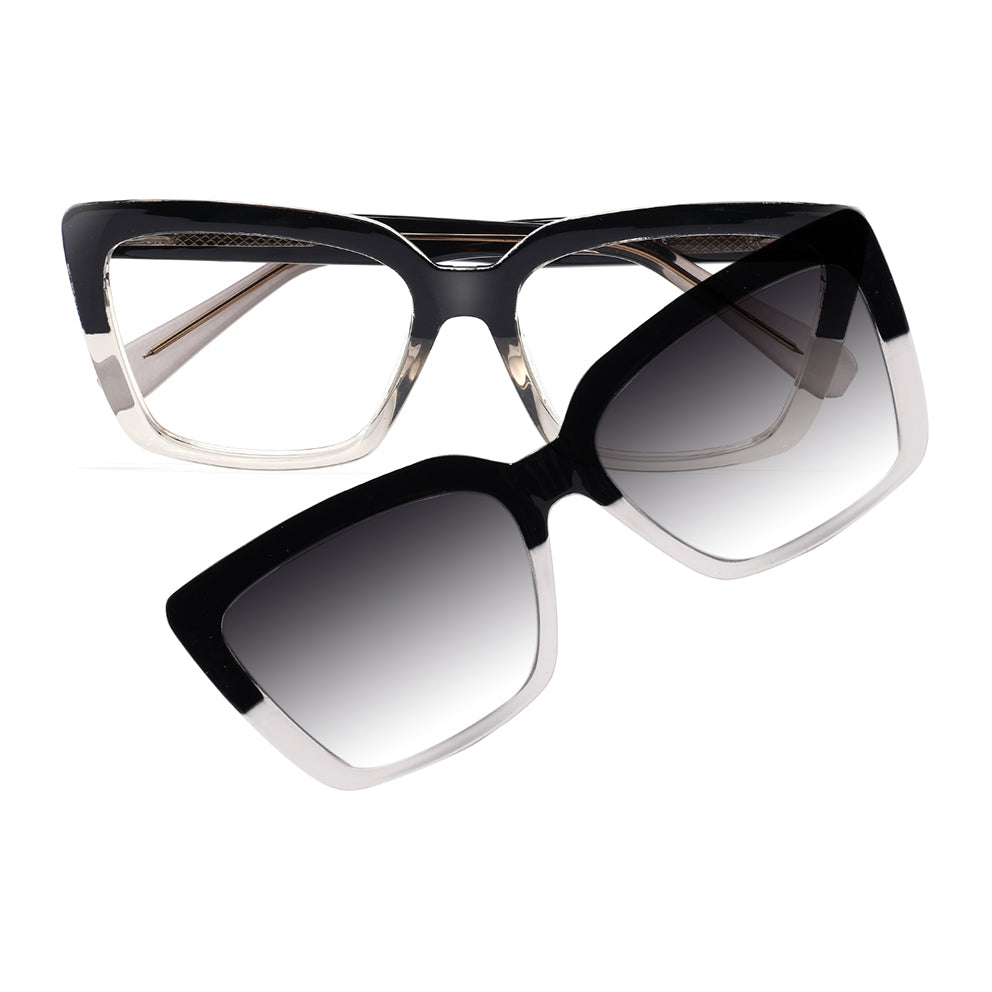 Torah Eyeglasses in Black & Grey