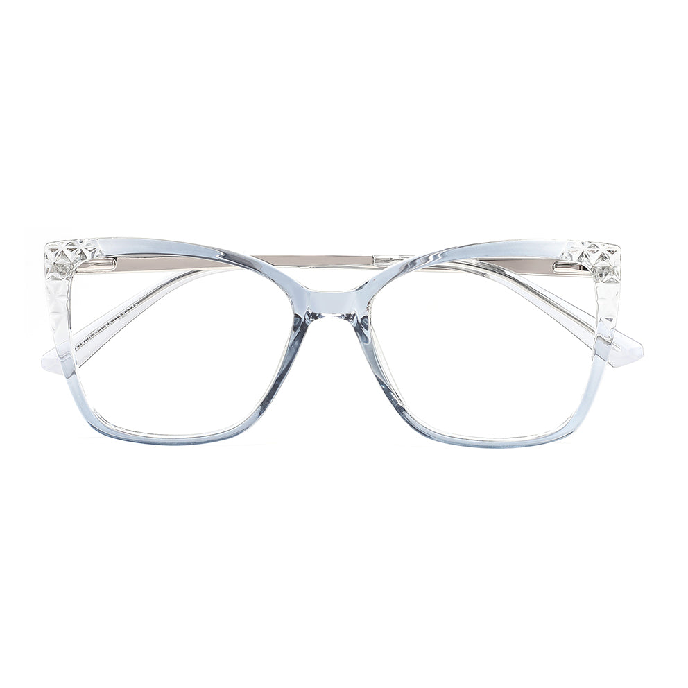 Monie Eyeglasses in Clear Blue