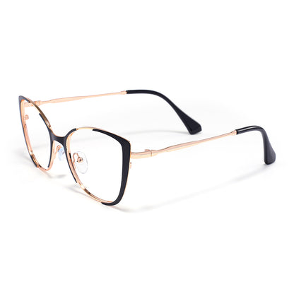 Rian Eyeglasses in Black & Gold