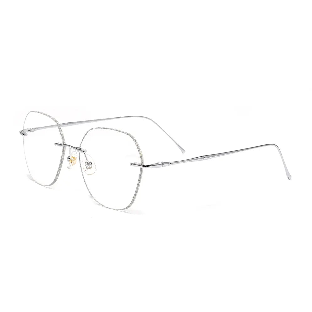 Lolly Eyeglasses in Silver