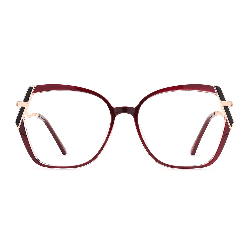 Meral Eyeglasses in Burgundy