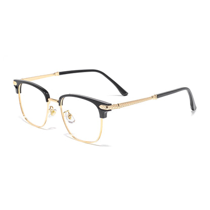 Reiz Eyeglasses in Black & Gold