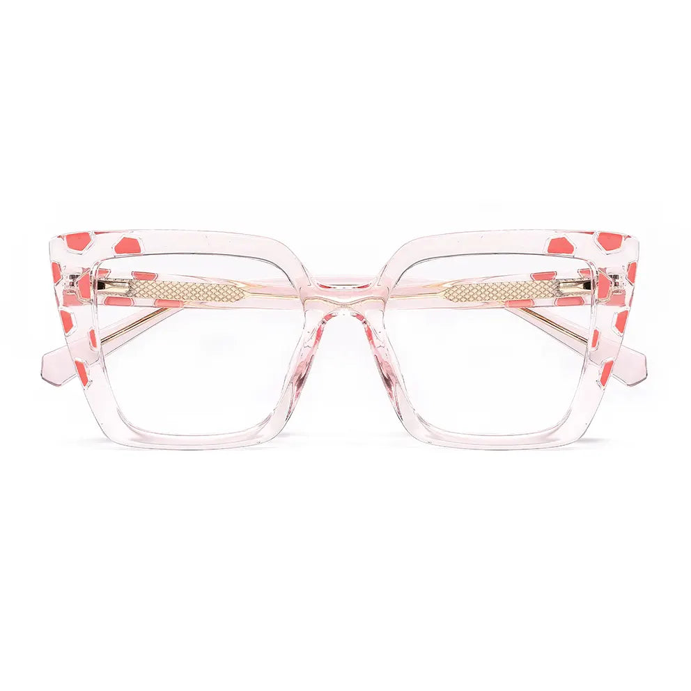 Anci Eyeglasses in Clear Pink