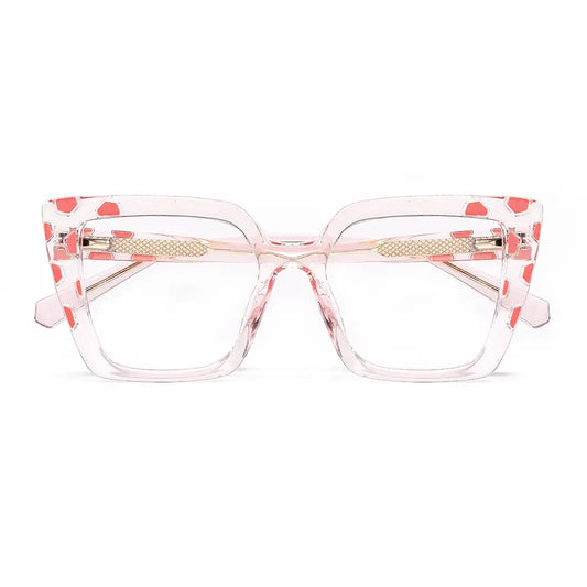 Anci Eyeglasses in Clear Pink