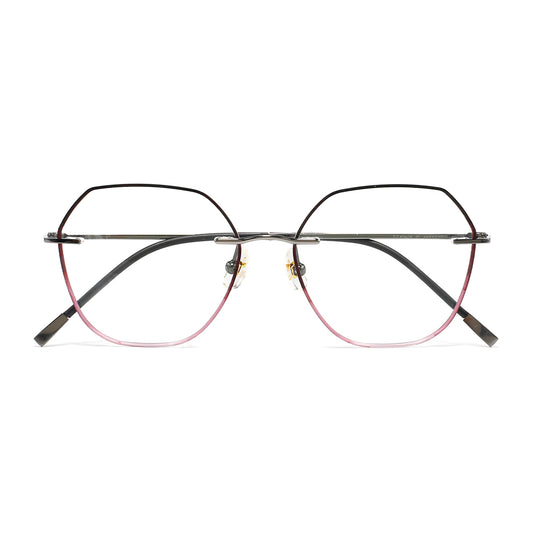 Ennis Eyeglasses in Purple Floral