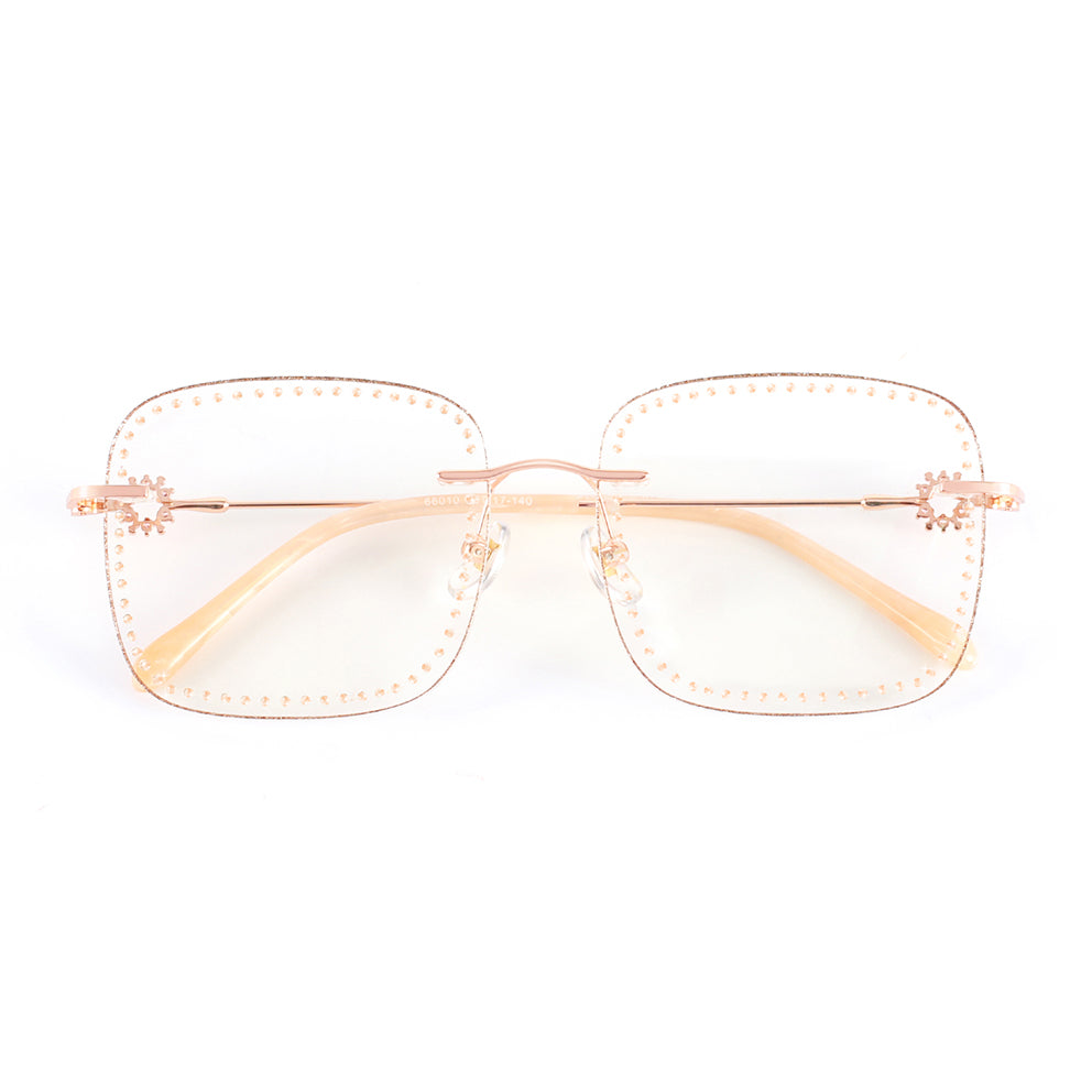 Super Star Eyeglasses in Rose Gold