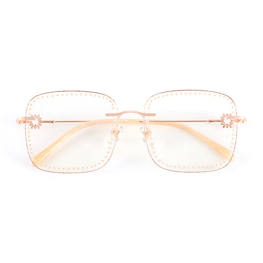 Super Star Eyeglasses in Rose Gold