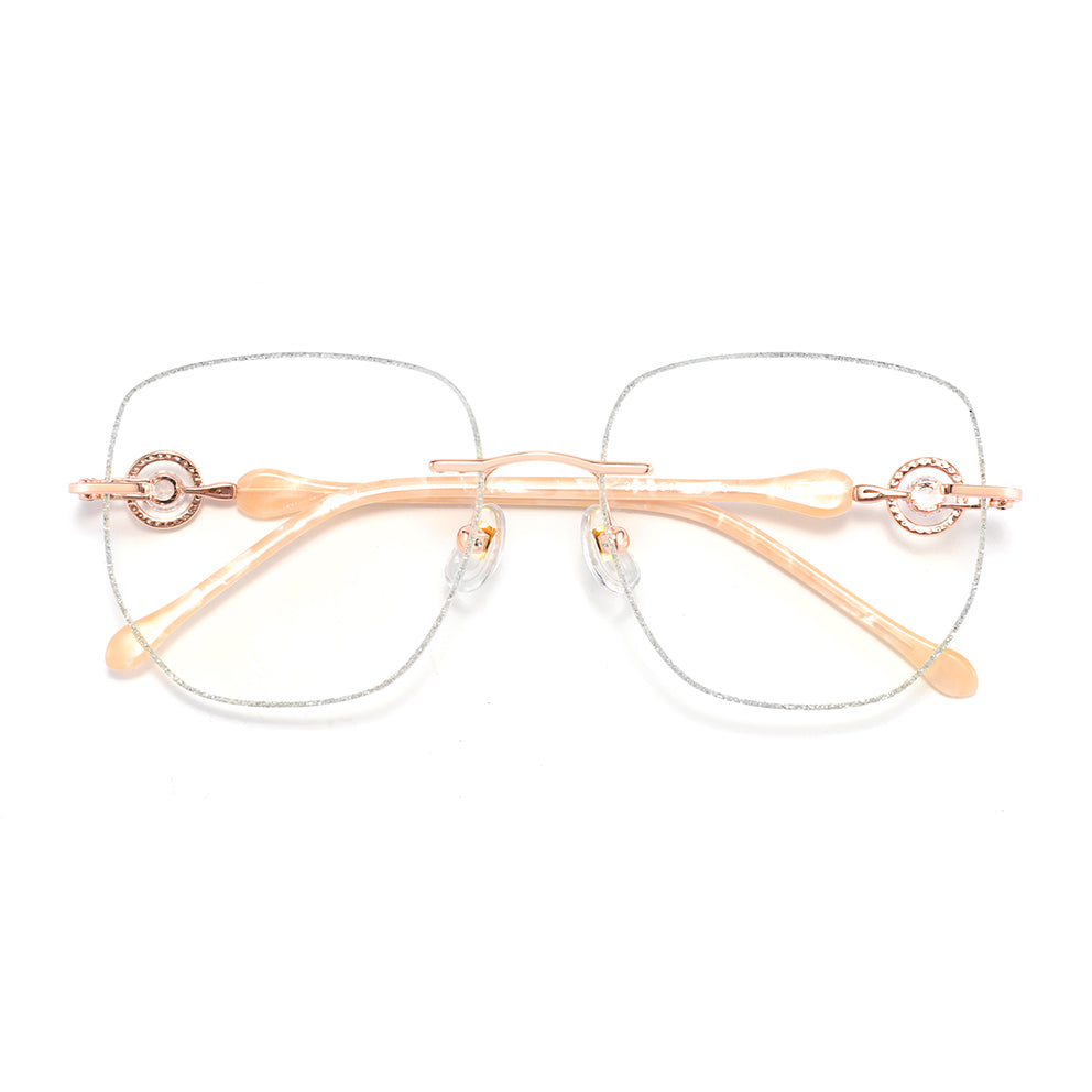 Blink Eyeglasses in Rose Gold & Silver