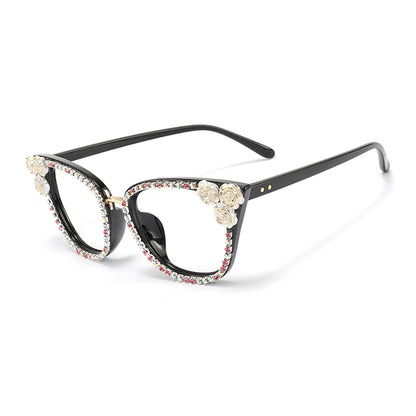 Bernice Eyeglasses in Black Colorful