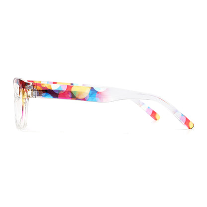 Safia Eyeglasses in Pink Floral & Clear