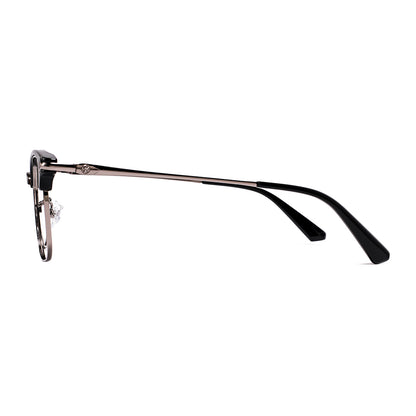 Emeka Eyeglasses in Black & Gun