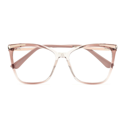 Sine Eyeglasses in Carmine & Champagne