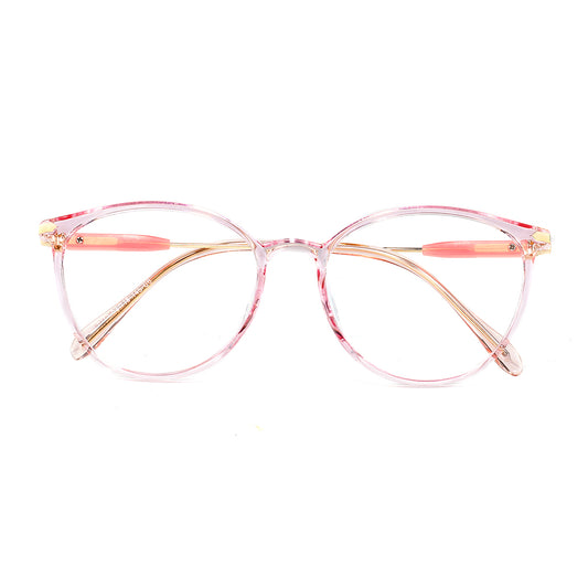 Juli Eyeglasses in Clear Pink