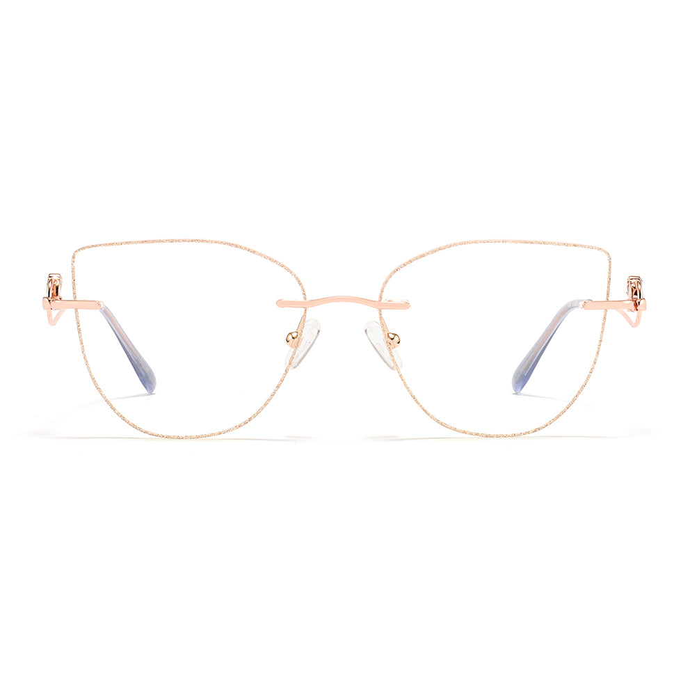 Pari Eyeglasses in Rose Gold