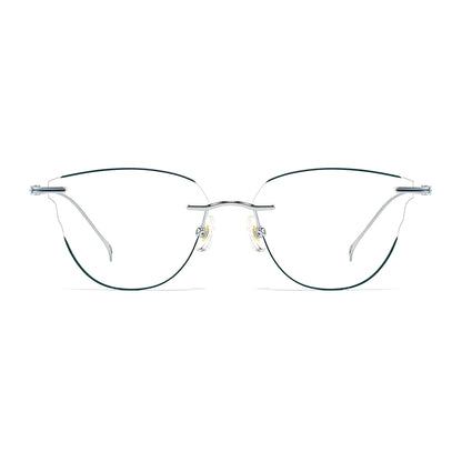 Alba Eyeglasses in Silver