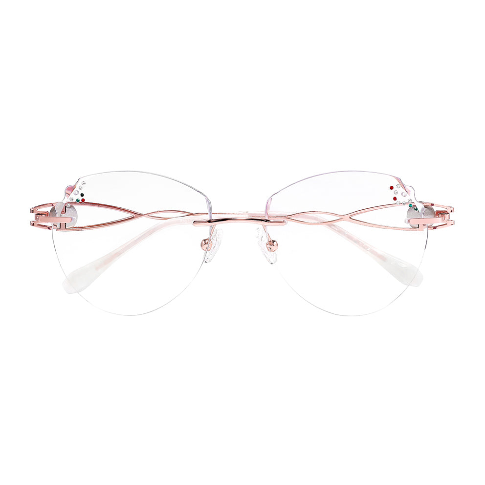 Julianne Eyeglasses in Rose Gold