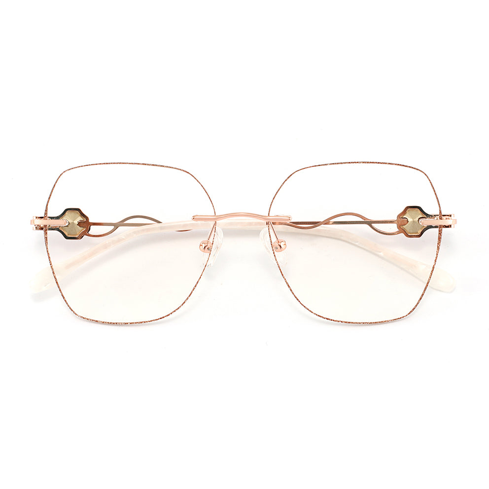 Shine Eyeglasses in Rose Gold