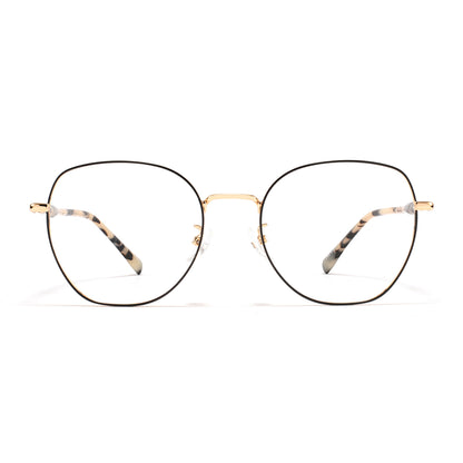 Elly Eyeglasses in Black & Gold