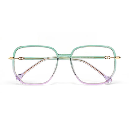 Gerda Eyeglasses in Green & Purple