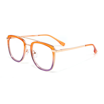 Simi Eyeglasses in Orange & Purple